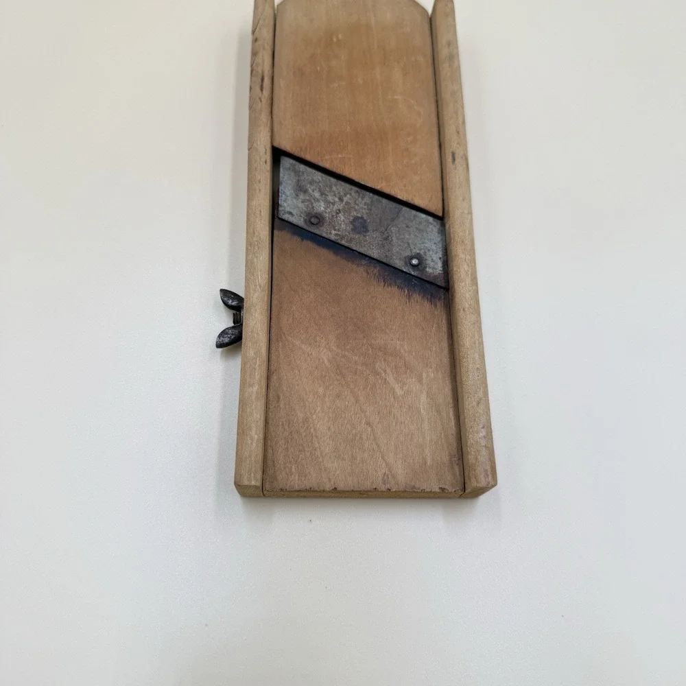 Vintage Antique Wooden Kraut Cabbage Cole Slaw Cutter Slicer‎ Shredder Primitive